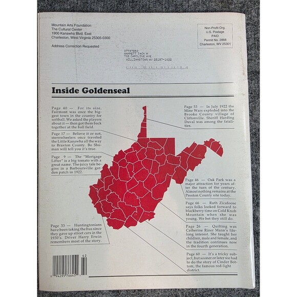 Goldenseal Magazine Summer 1994 Vol. 20 No. 2 West Virginia Life - Picture 3 of 5